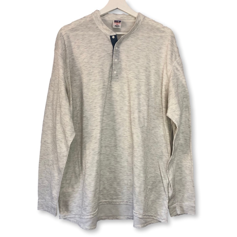 Patagonia Mens Gray Capilene Cool Daily Henley Long Sleeve XXL